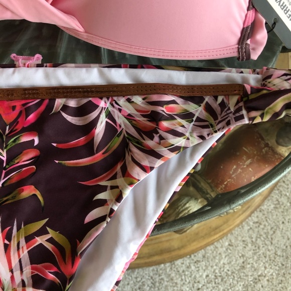 Sherrylo Tropical Pink Bikini NWT - Picture 2 of 5